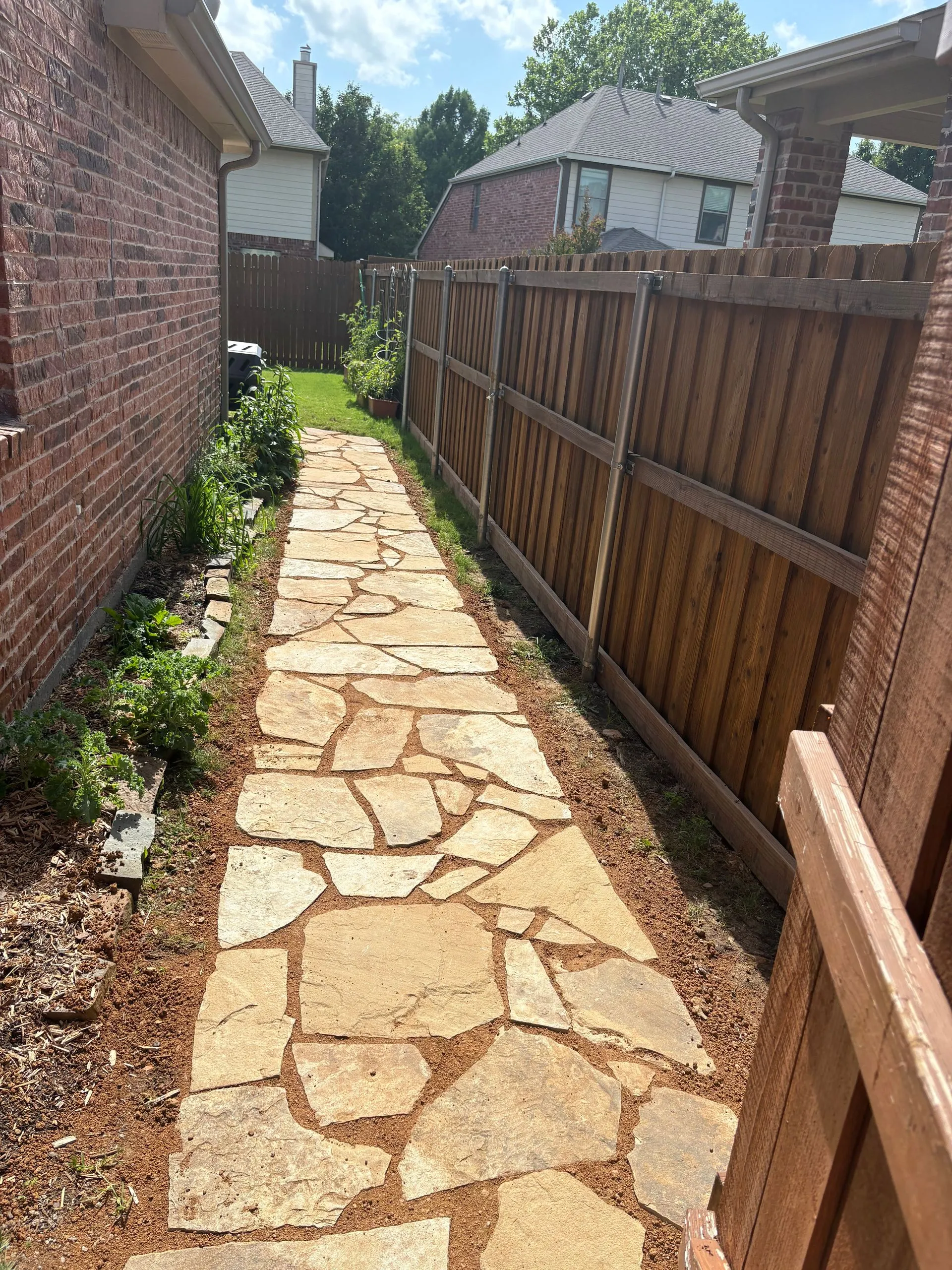 Outdoor structural construction work